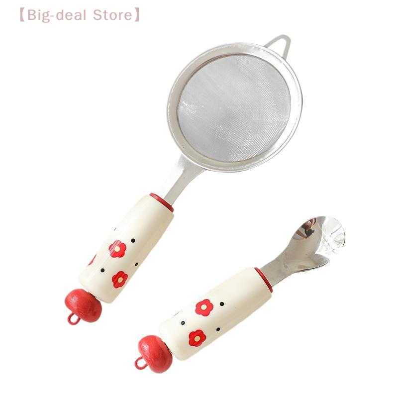 Egg Separator Tool - 【M】1個入り ドーパミンキッチン ベビーフードツール ステンレス製卵黄分離器 メッシュふるいフィルタースプーン 補助食品用具