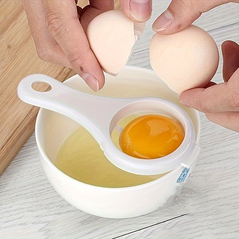 Egg Separator Tool - 1/3個入り卵白と卵黄分離フィルター、プラスチック製卵白フィルター、キッチン用卵分離器、キッチン用小型ツール