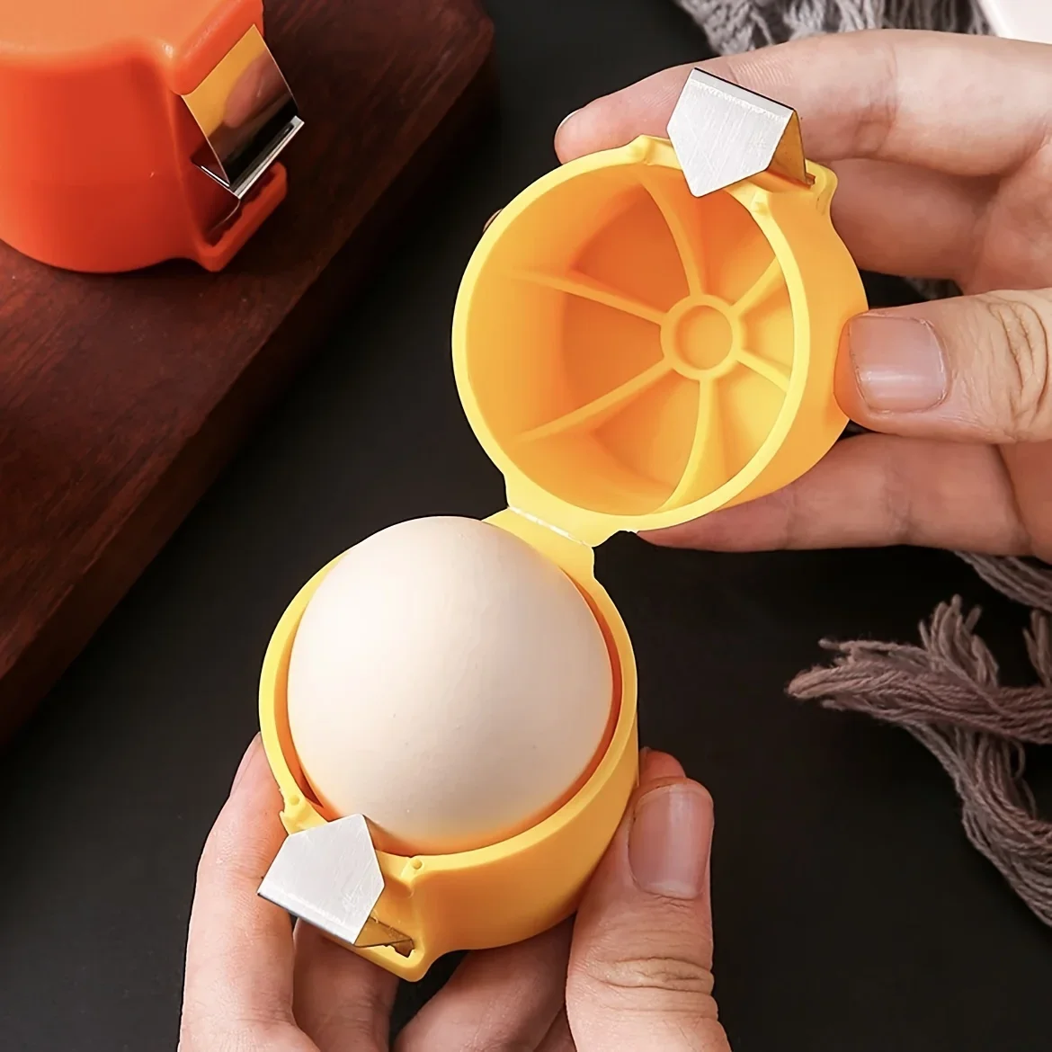 Egg Separator Tool - 1/3個 - ステンレススチール製卵殻セパレーター - クイックピール&卵黄スプリッター、耐久性のあるキッチンベーキングの必需品、握りやすい
