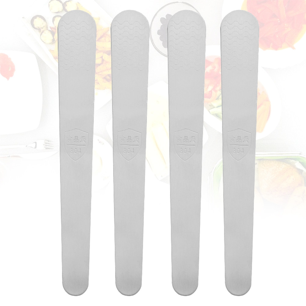 Kitchen Gadgets Dumpling Maker - ステンレス製餃子スプーン4本セット。キッチン用品、餃子作り、ワンタンの具材入れ、パンの具材入れに。