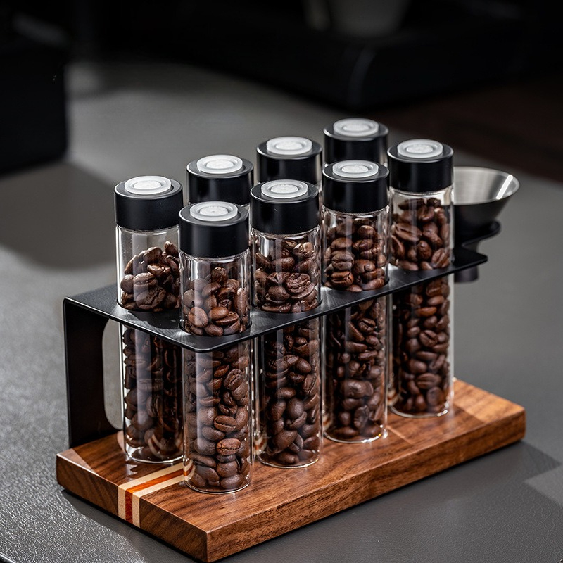 JUSTINLAU ガラス製コーヒー豆保存容器 気密1方向バ - Kitchen Gadgets Organizer のレビューと価格