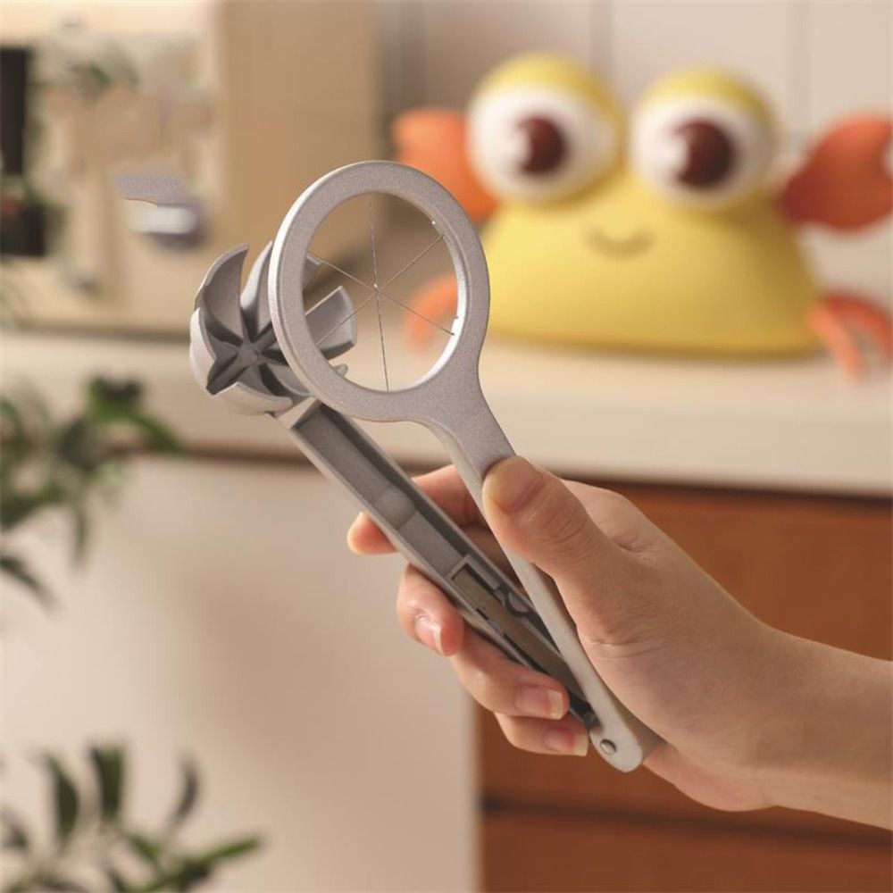 アルミニウム合金手動卵切断機,ポータブル多機能卵スライサー, - Egg Separator Tool のレビューと価格
