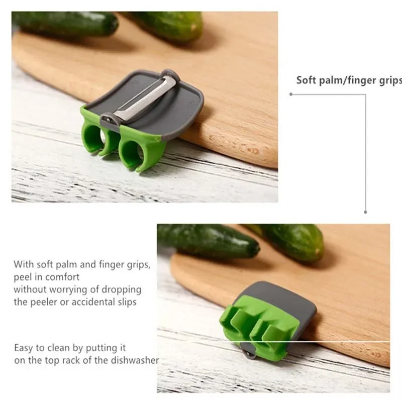 パームピーラー野菜ハンドピーラースイフトハンドパーム野菜果物 - Kitchen Helper Gadgets のレビューと価格