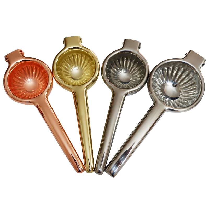 手動式ステンレス製レモン絞り器、柑橘類用ジューサー、ライム絞 - Kitchen Gadgets Gold のレビューと価格