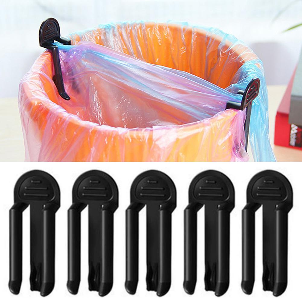 2/5個入りプラスチック製ゴミ袋クリップ 固定式ゴミ箱バッグ - Kitchen Gadgets Organizer のレビューと価格