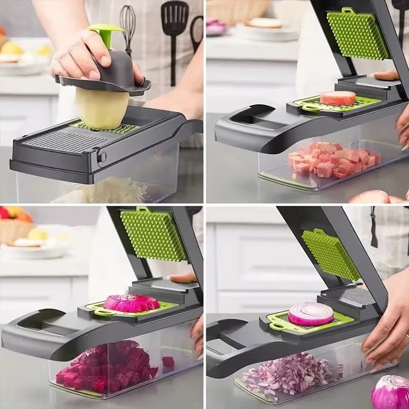16種類の機能を備えた多機能野菜スライサー兼皮むき器。卵黄分 - Egg Separator Tool のレビューと価格