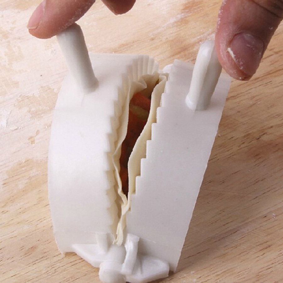 3 ピース/セット 7-10 センチメートルプラスチック餃子 - Kitchen Gadgets Dumpling Maker のレビューと価格